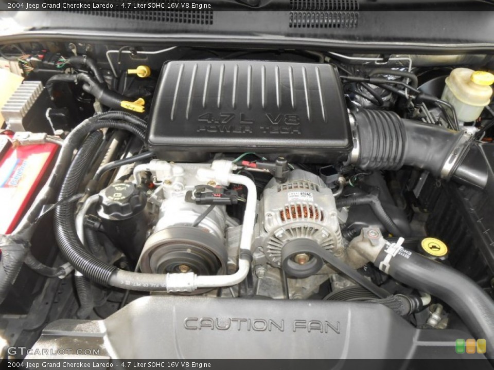 4.7 Liter SOHC 16V V8 Engine for the 2004 Jeep Grand Cherokee #69439406