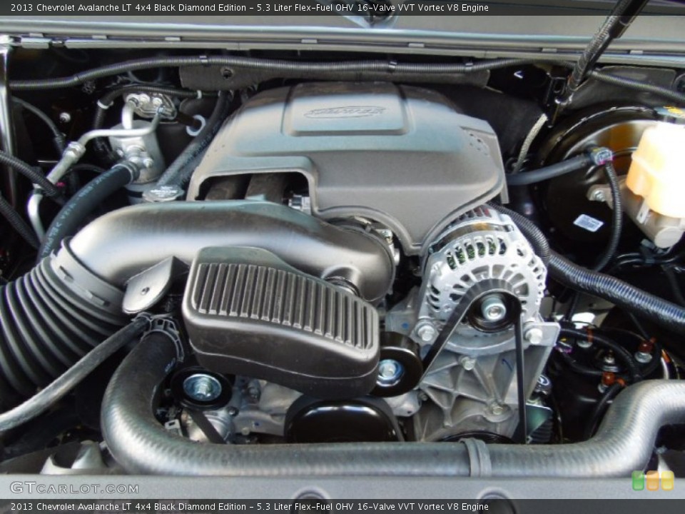 5.3 Liter Flex-Fuel OHV 16-Valve VVT Vortec V8 Engine for the 2013 Chevrolet Avalanche #69447294