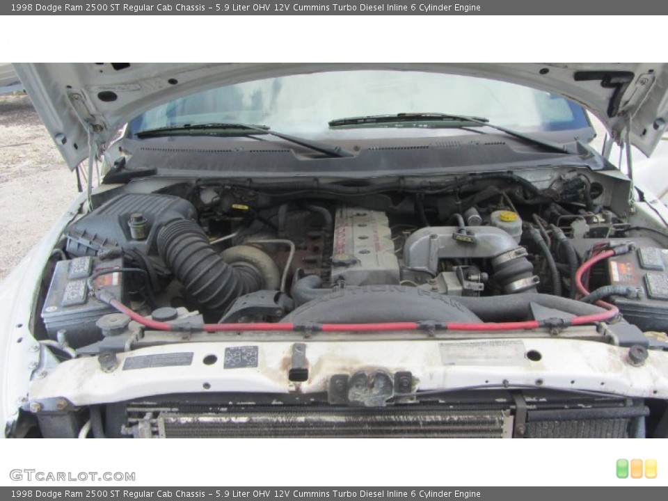 5.9 Liter OHV 12V Cummins Turbo Diesel Inline 6 Cylinder Engine for the 1998 Dodge Ram 2500 #69457012