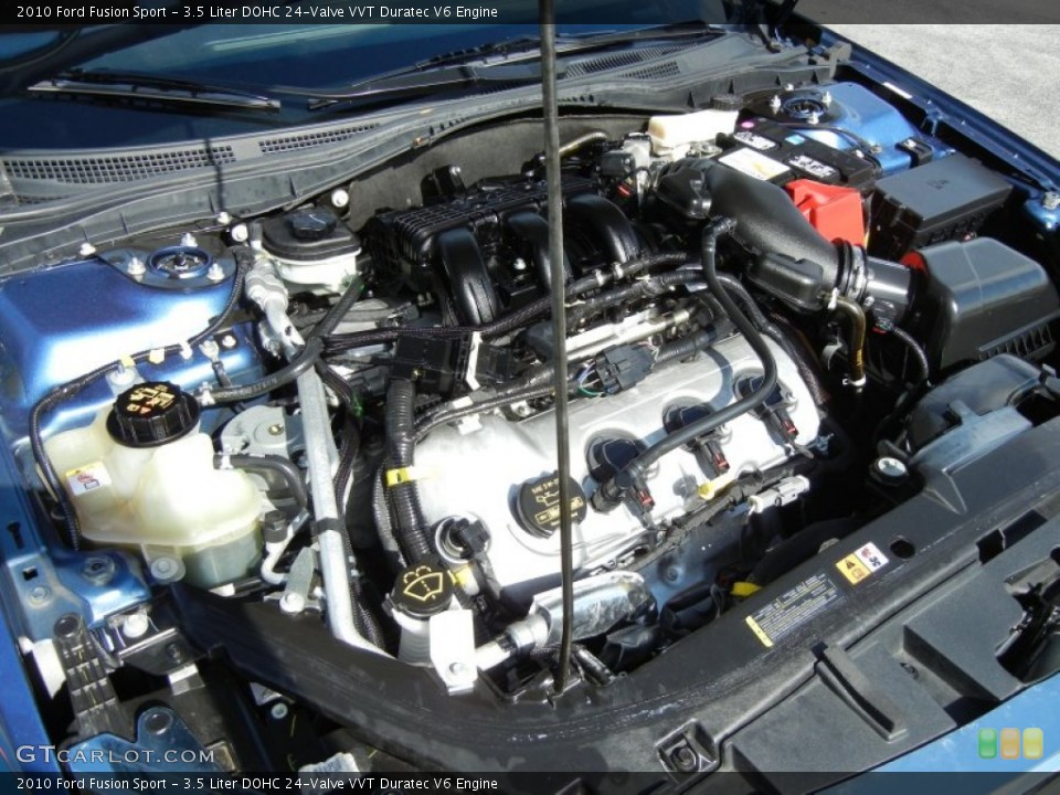 3.5 Liter DOHC 24-Valve VVT Duratec V6 Engine for the 2010 Ford Fusion #69471283