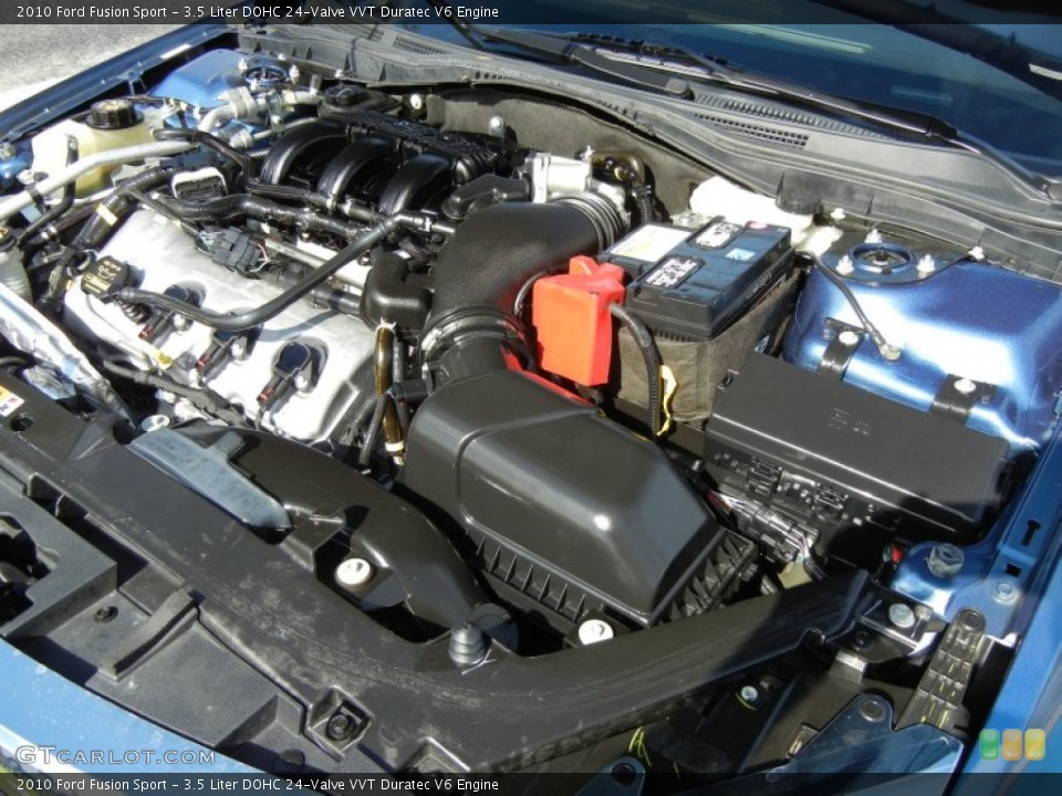3.5 Liter DOHC 24-Valve VVT Duratec V6 Engine for the 2010 Ford Fusion #69471292