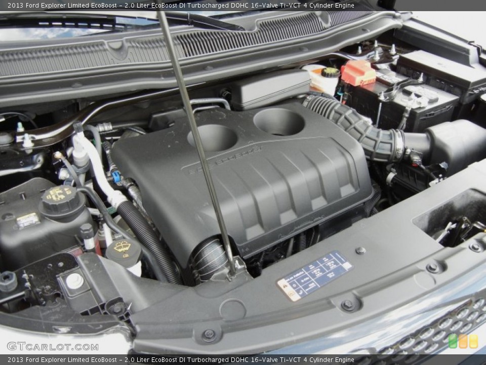 2.0 Liter EcoBoost DI Turbocharged DOHC 16-Valve Ti-VCT 4 Cylinder Engine for the 2013 Ford Explorer #69472060