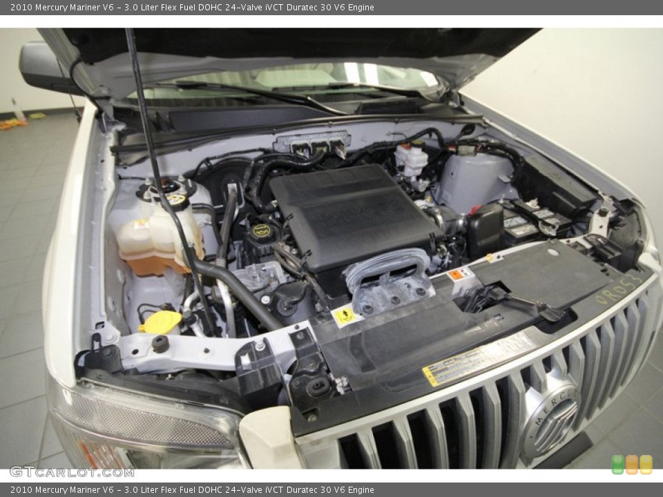 3.0 Liter Flex Fuel DOHC 24-Valve iVCT Duratec 30 V6 Engine for the 2010 Mercury Mariner #69480325