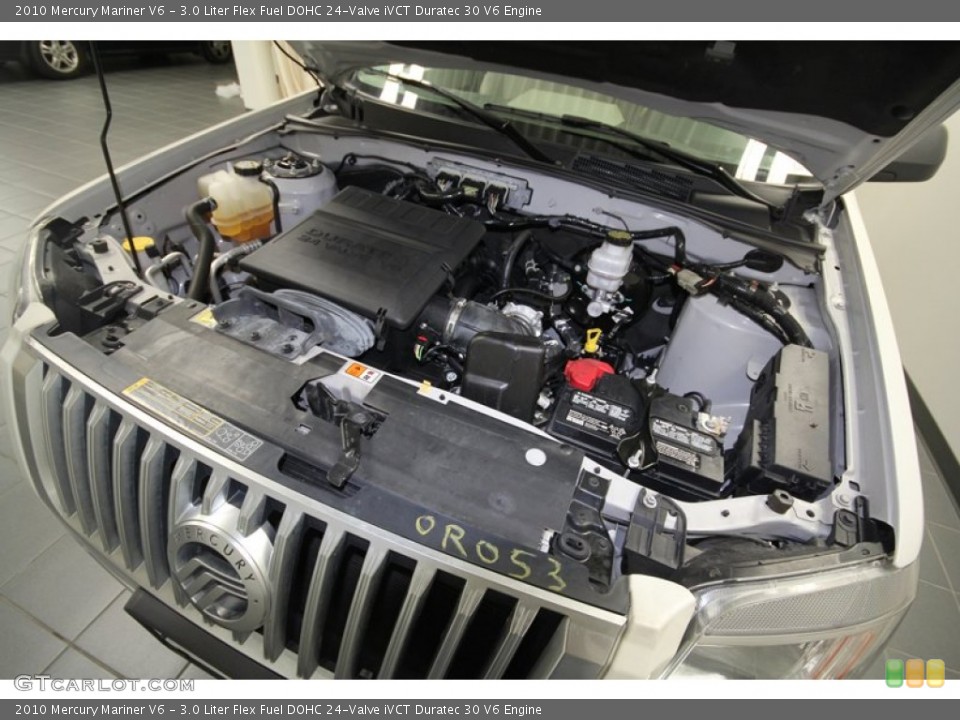 3.0 Liter Flex Fuel DOHC 24-Valve iVCT Duratec 30 V6 Engine for the 2010 Mercury Mariner #69480340