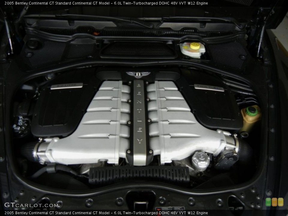 6.0L Twin-Turbocharged DOHC 48V VVT W12 Engine for the 2005 Bentley Continental GT #69481120