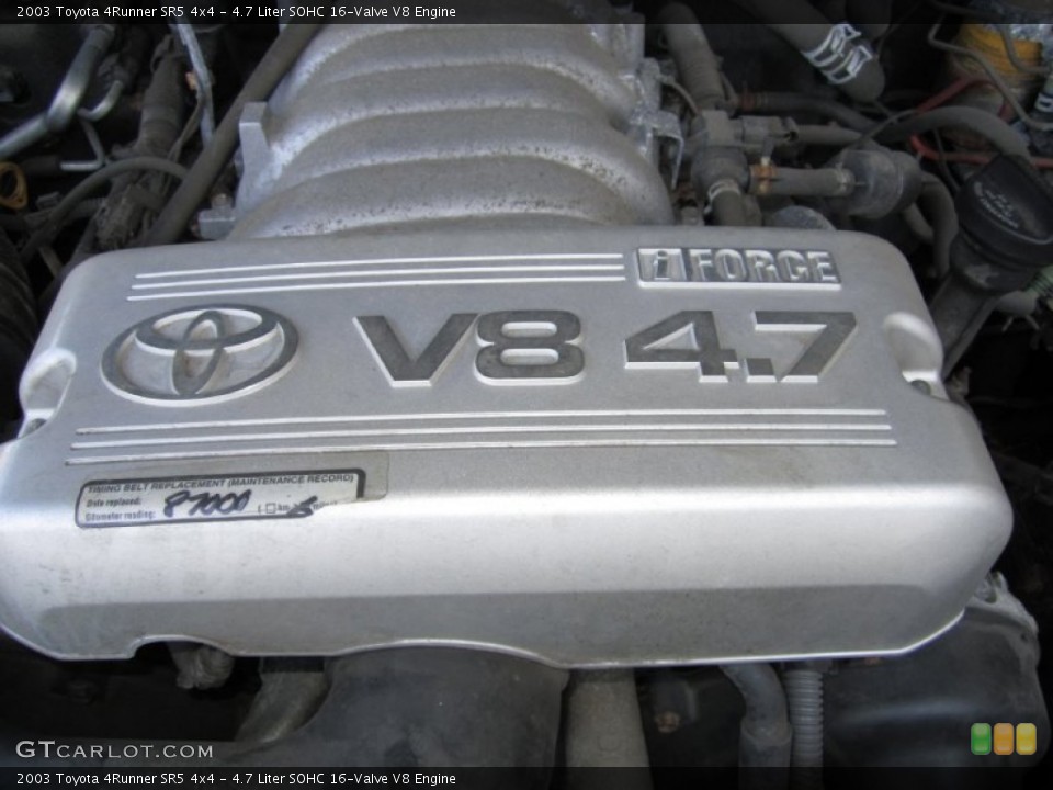 4.7 Liter SOHC 16-Valve V8 Engine for the 2003 Toyota 4Runner #69488648