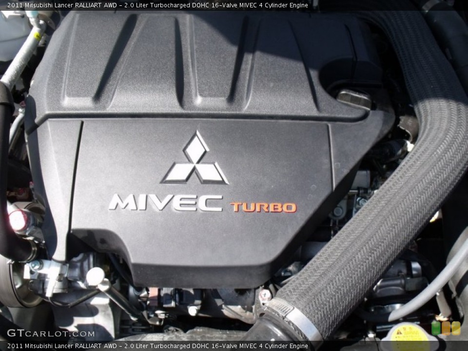 2.0 Liter Turbocharged DOHC 16-Valve MIVEC 4 Cylinder Engine for the 2011 Mitsubishi Lancer #69492727