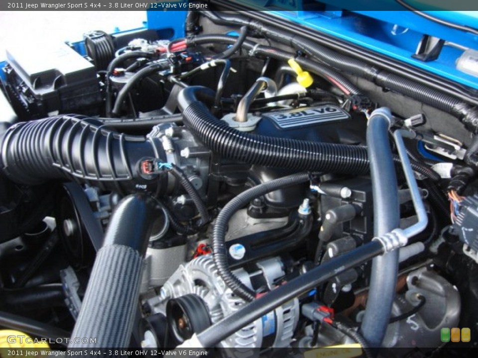 3.8 Liter OHV 12-Valve V6 Engine for the 2011 Jeep Wrangler #69494792