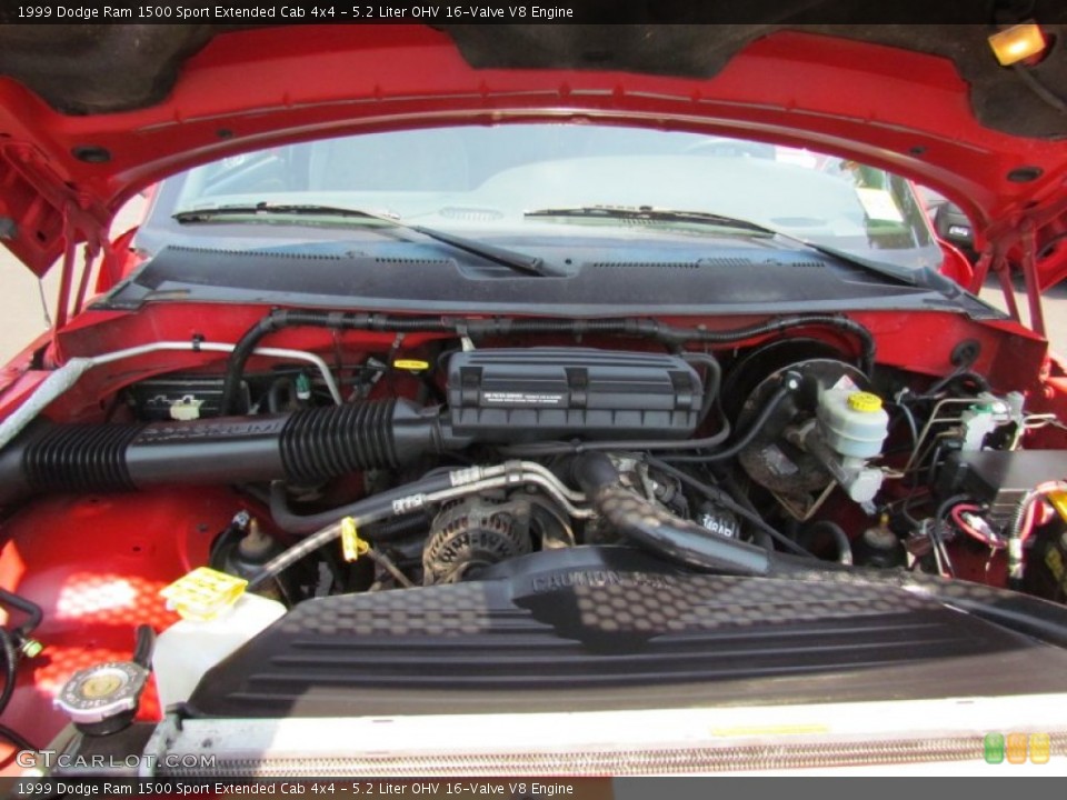 5.2 Liter OHV 16-Valve V8 Engine for the 1999 Dodge Ram 1500 #69529092