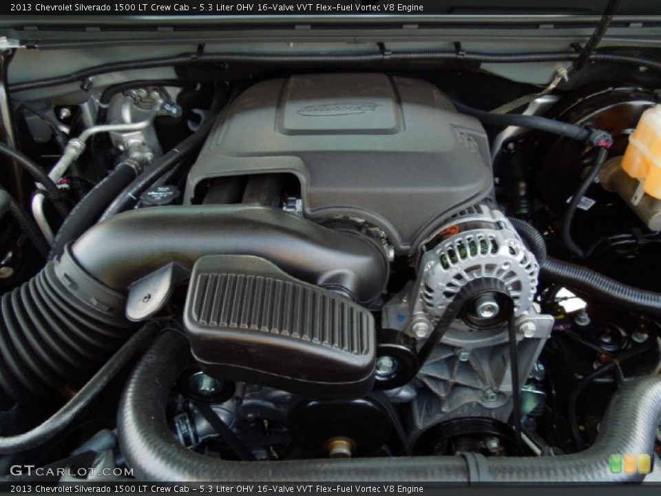 5.3 Liter OHV 16-Valve VVT Flex-Fuel Vortec V8 Engine for the 2013 Chevrolet Silverado 1500 #69530697