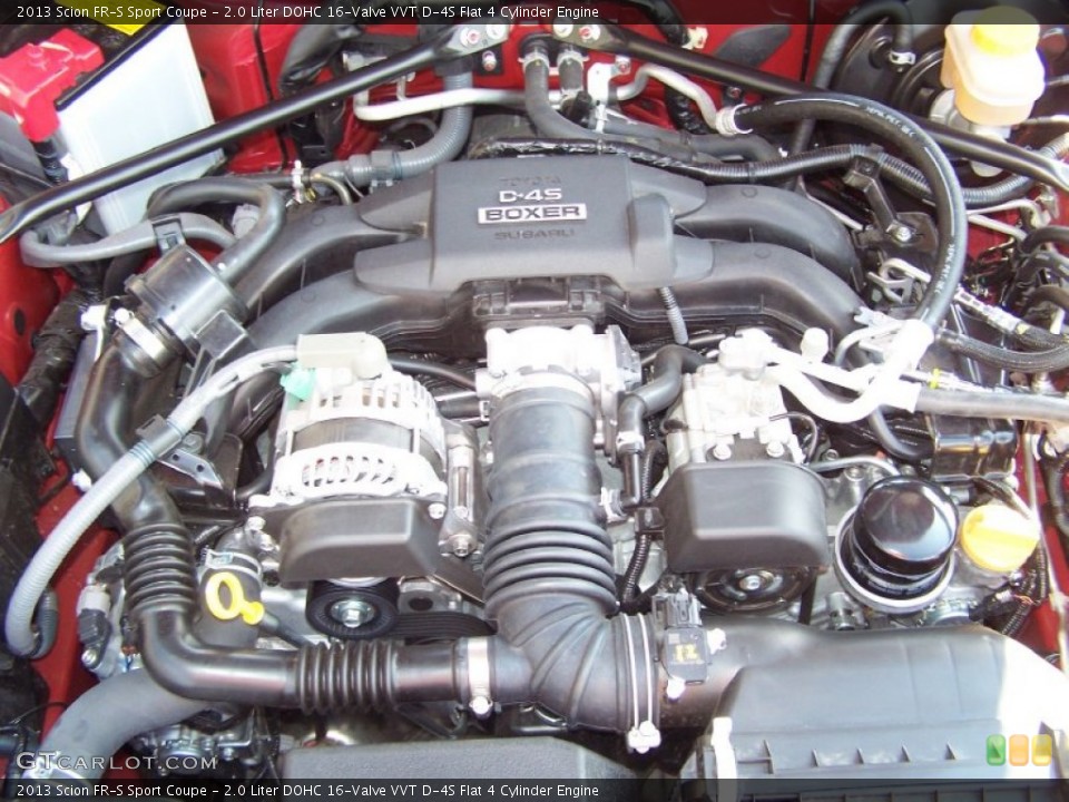 2.0 Liter DOHC 16-Valve VVT D-4S Flat 4 Cylinder Engine for the 2013 Scion FR-S #69559173