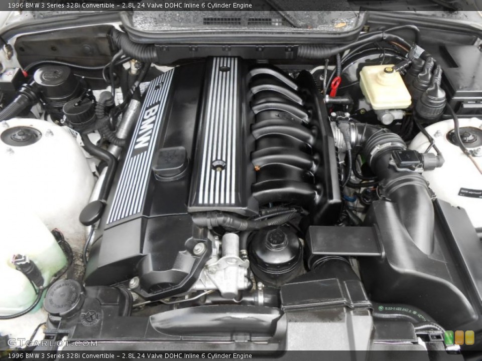 2.8L 24 Valve DOHC Inline 6 Cylinder Engine for the 1996 BMW 3 Series #69559772