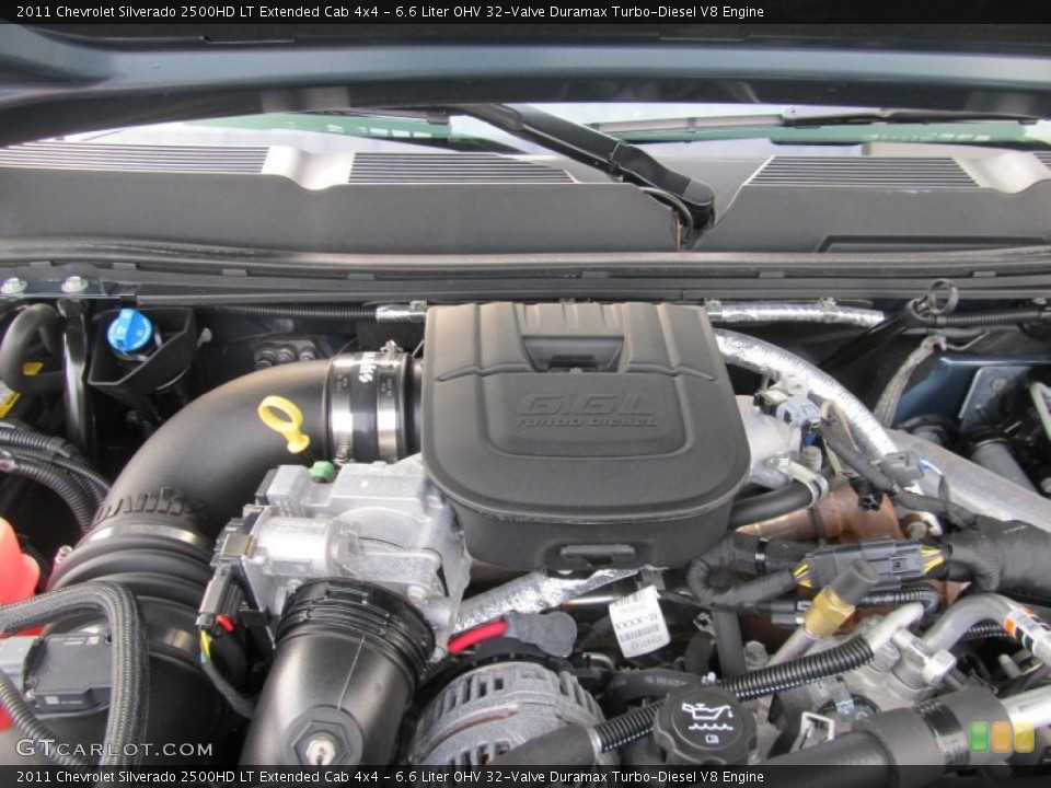 6.6 Liter OHV 32-Valve Duramax Turbo-Diesel V8 Engine for the 2011 Chevrolet Silverado 2500HD #69576081