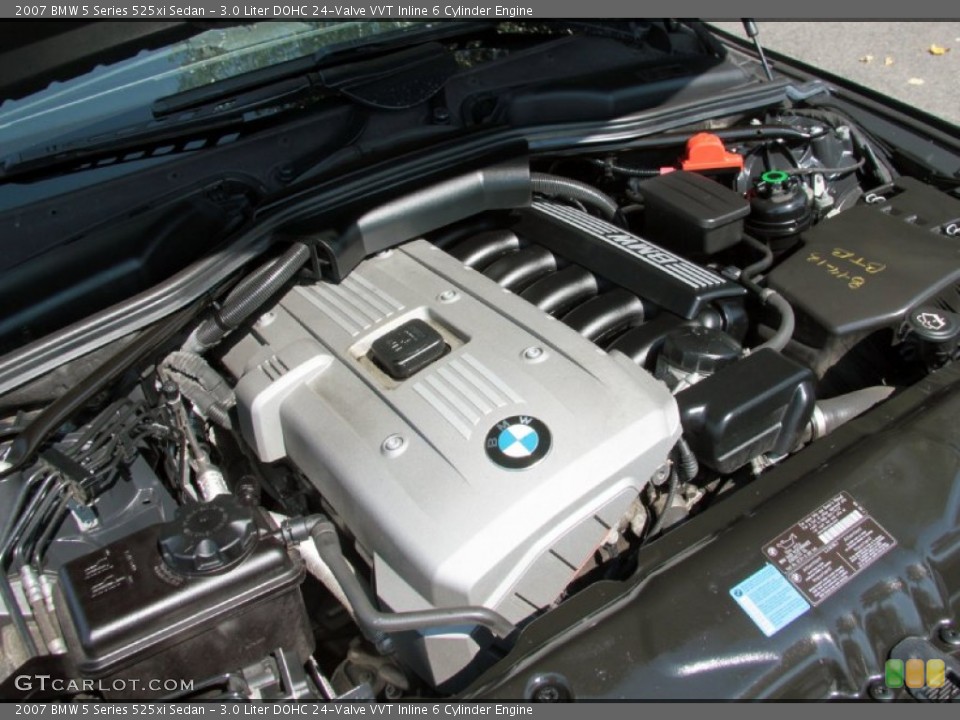 3.0 Liter DOHC 24-Valve VVT Inline 6 Cylinder Engine for the 2007 BMW 5 Series #69579006