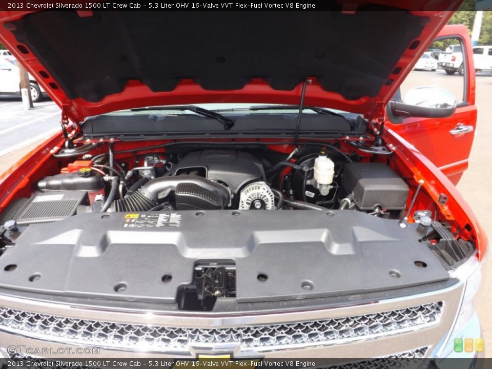 5.3 Liter OHV 16-Valve VVT Flex-Fuel Vortec V8 Engine for the 2013 Chevrolet Silverado 1500 #69586899