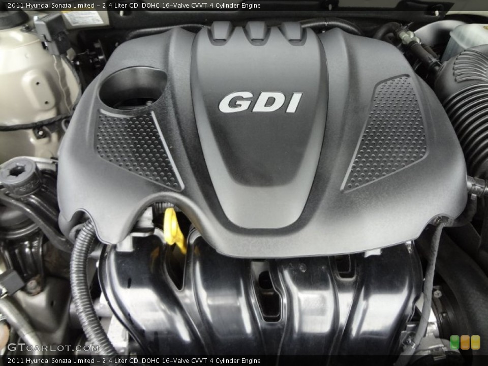 2.4 Liter GDI DOHC 16-Valve CVVT 4 Cylinder Engine for the 2011 Hyundai Sonata #69587811