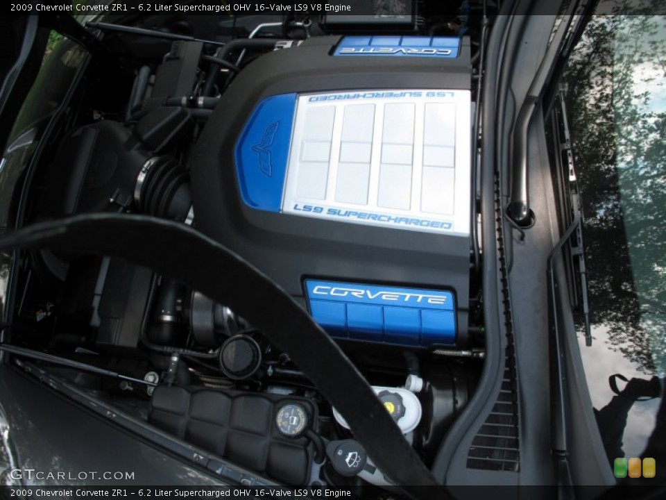 6.2 Liter Supercharged OHV 16-Valve LS9 V8 Engine for the 2009 Chevrolet Corvette #69599416