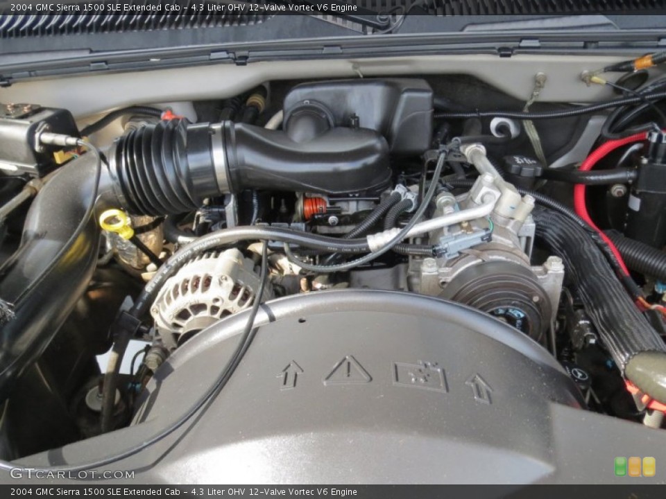 4.3 Liter OHV 12-Valve Vortec V6 Engine for the 2004 GMC Sierra 1500 #69609631