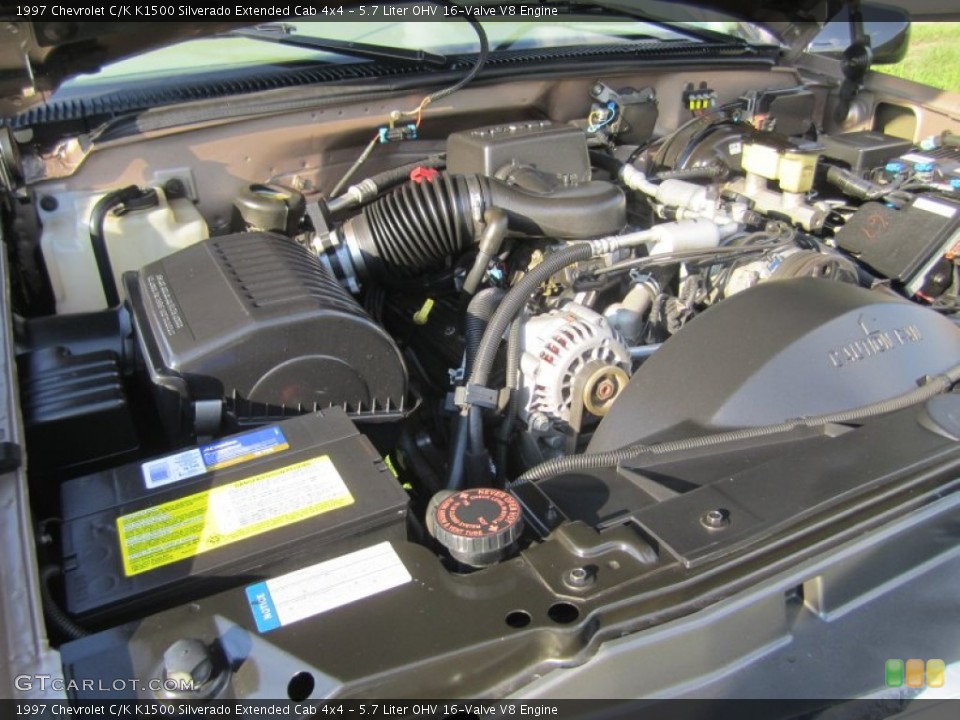 5.7 Liter OHV 16-Valve V8 Engine for the 1997 Chevrolet C/K #69621279