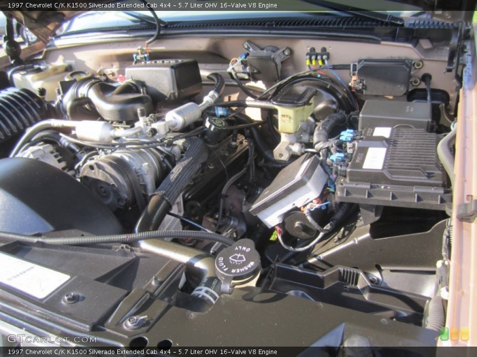 5.7 Liter OHV 16-Valve V8 Engine for the 1997 Chevrolet C/K #69621285