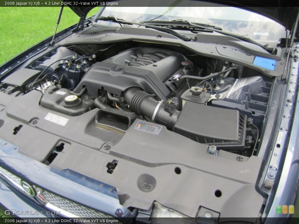 4.2 Liter DOHC 32-Valve VVT V8 Engine for the 2008 Jaguar XJ #69621471