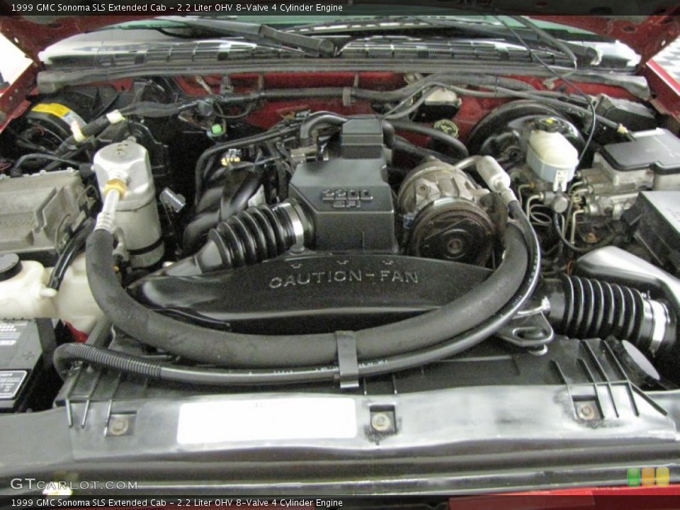 2.2 Liter OHV 8-Valve 4 Cylinder 1999 GMC Sonoma Engine