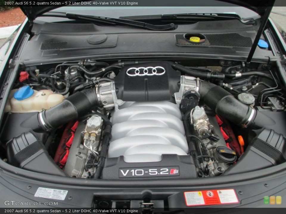 5.2 Liter DOHC 40-Valve VVT V10 Engine for the 2007 Audi S6 #69634099