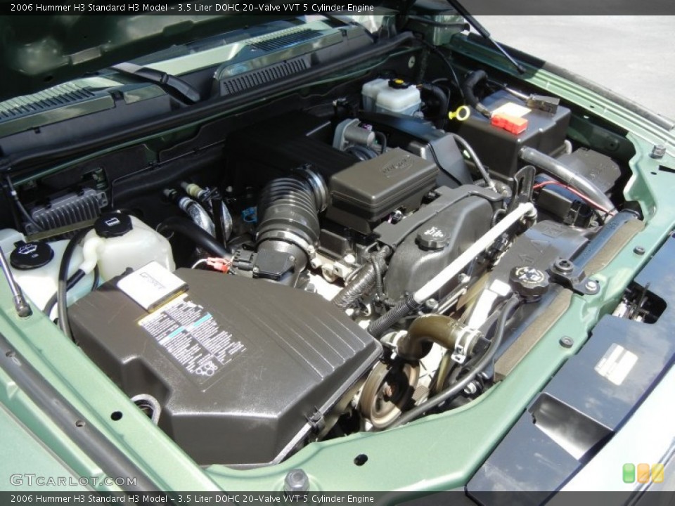 3.5 Liter DOHC 20-Valve VVT 5 Cylinder Engine for the 2006 Hummer H3 #69645582
