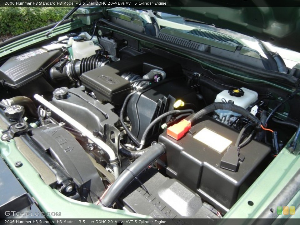 3.5 Liter DOHC 20-Valve VVT 5 Cylinder Engine for the 2006 Hummer H3 #69645595