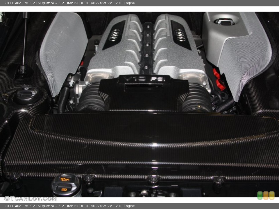 5.2 Liter FSI DOHC 40-Valve VVT V10 Engine for the 2011 Audi R8 #69669965