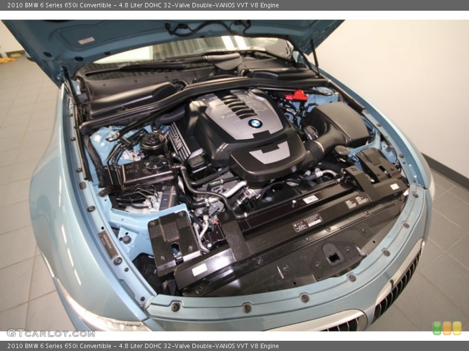 4.8 Liter DOHC 32-Valve Double-VANOS VVT V8 Engine for the 2010 BMW 6 Series #69670419