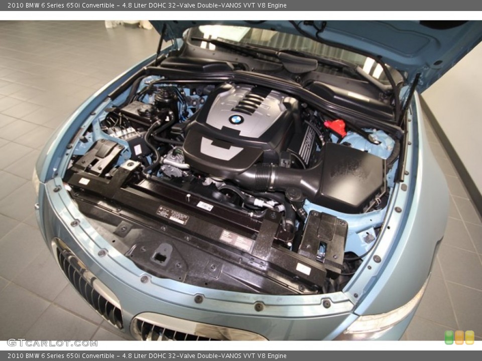 4.8 Liter DOHC 32-Valve Double-VANOS VVT V8 Engine for the 2010 BMW 6 Series #69670430