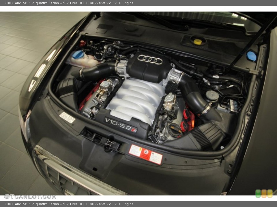 5.2 Liter DOHC 40-Valve VVT V10 Engine for the 2007 Audi S6 #69674109
