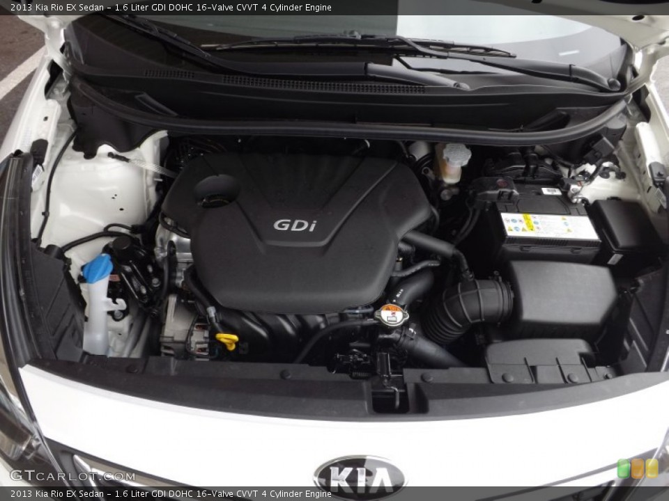 1.6 Liter GDI DOHC 16-Valve CVVT 4 Cylinder Engine for the 2013 Kia Rio #69679603