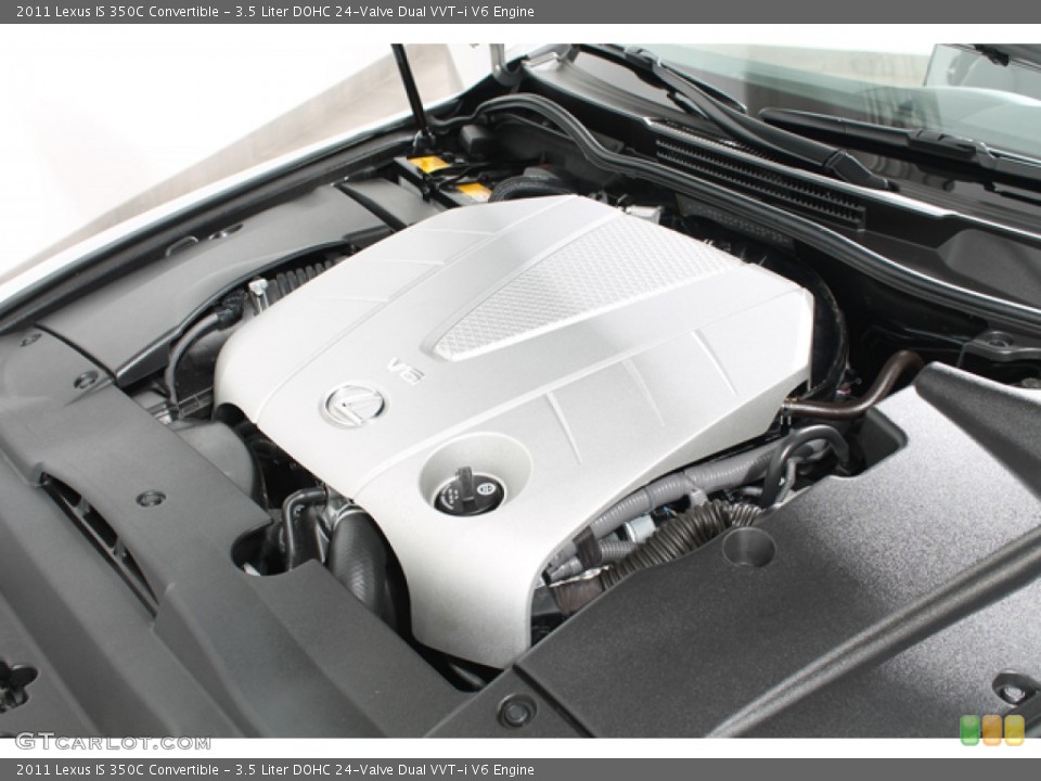 3.5 Liter DOHC 24-Valve Dual VVT-i V6 Engine for the 2011 Lexus IS #69683094