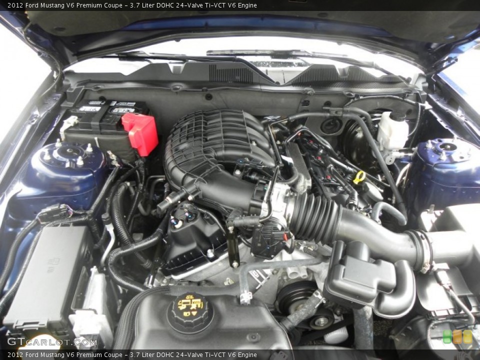 3.7 Liter DOHC 24-Valve Ti-VCT V6 Engine for the 2012 Ford Mustang #69686028