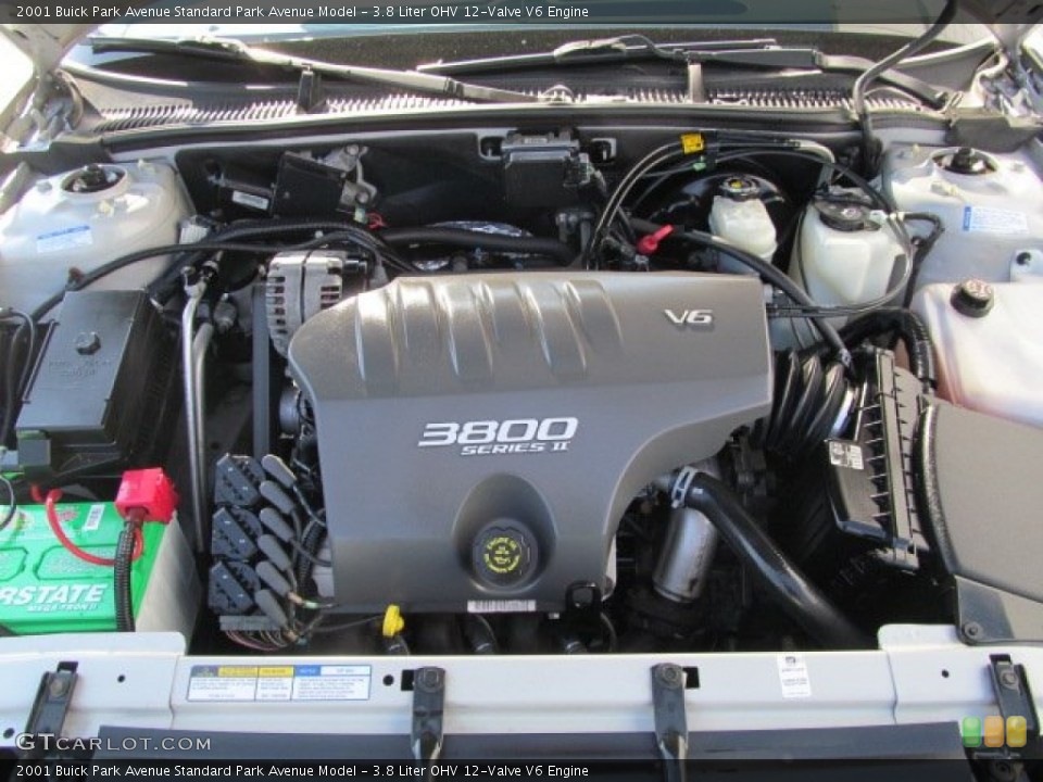 3.8 Liter OHV 12-Valve V6 2001 Buick Park Avenue Engine