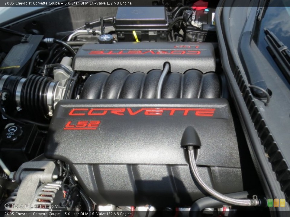6.0 Liter OHV 16-Valve LS2 V8 Engine for the 2005 Chevrolet Corvette #69699488