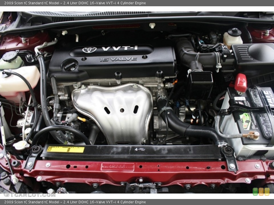 2.4 Liter DOHC 16-Valve VVT-i 4 Cylinder Engine for the 2009 Scion tC #69704499