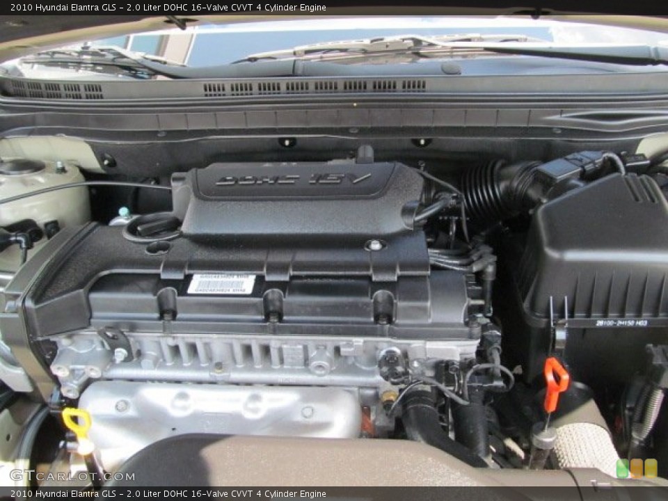 2.0 Liter DOHC 16-Valve CVVT 4 Cylinder Engine for the 2010 Hyundai Elantra #69708888