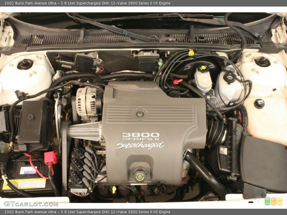 3.8 Liter Supercharged OHV 12-Valve 3800 Series II V6 Engine for the 2002 Buick Park Avenue #69722055