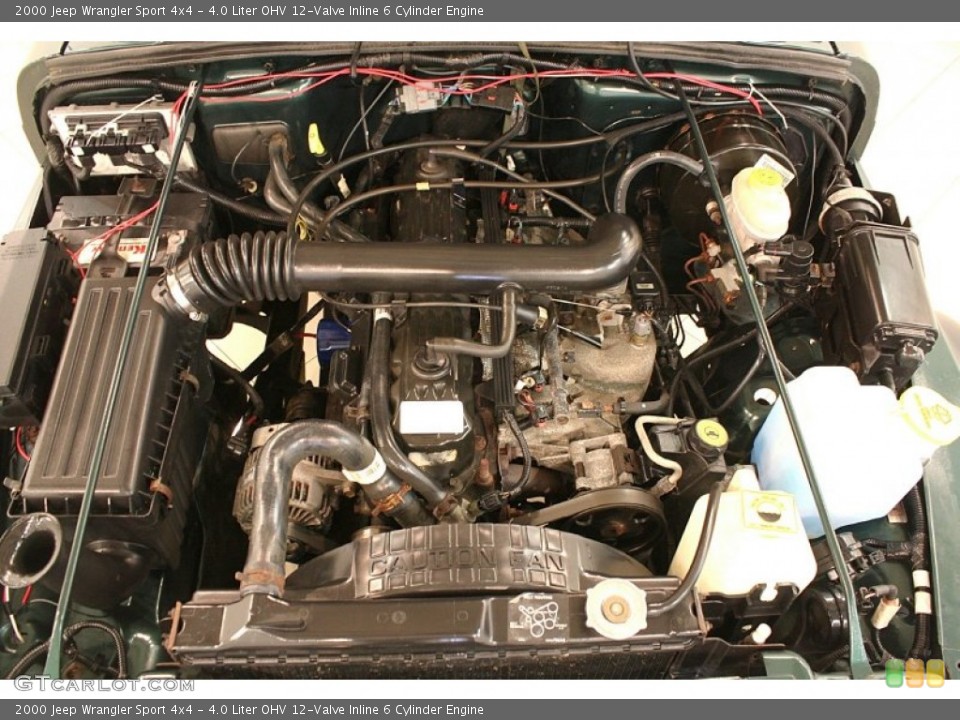 4.0 Liter OHV 12-Valve Inline 6 Cylinder Engine for the 2000 Jeep Wrangler #69722412