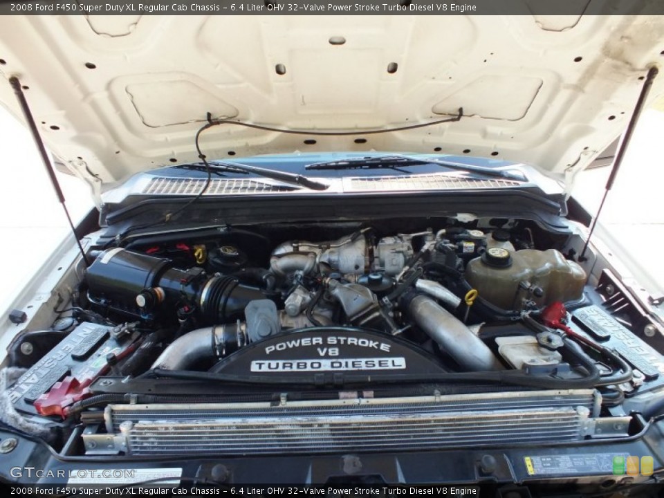 6.4 Liter OHV 32-Valve Power Stroke Turbo Diesel V8 Engine for the 2008 Ford F450 Super Duty #69738970