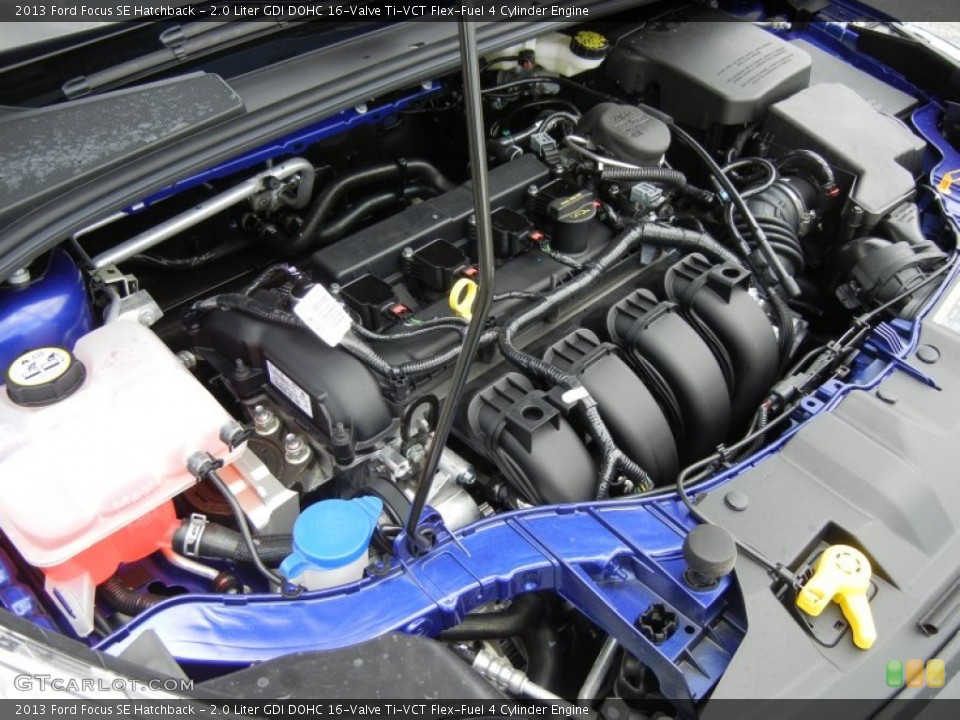 2.0 Liter GDI DOHC 16-Valve Ti-VCT Flex-Fuel 4 Cylinder Engine for the 2013 Ford Focus #69747451