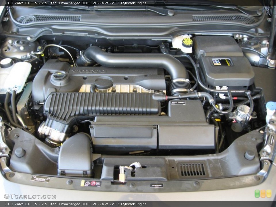 2.5 Liter Turbocharged DOHC 20-Valve VVT 5 Cylinder Engine for the 2013 Volvo C30 #69754457