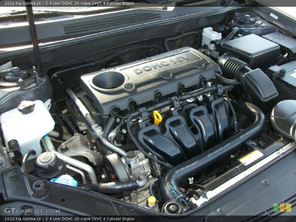 2.4 Liter DOHC 16-Valve CVVT 4 Cylinder Engine for the 2010 Kia Optima #69761098
