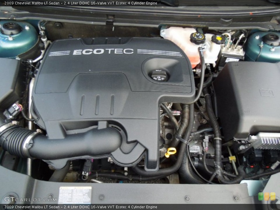 2.4 Liter DOHC 16-Valve VVT Ecotec 4 Cylinder Engine for the 2009 Chevrolet Malibu #69779581