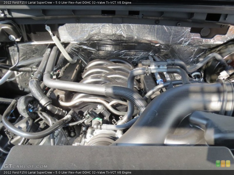 5.0 Liter Flex-Fuel DOHC 32-Valve Ti-VCT V8 Engine for the 2012 Ford F150 #69779809