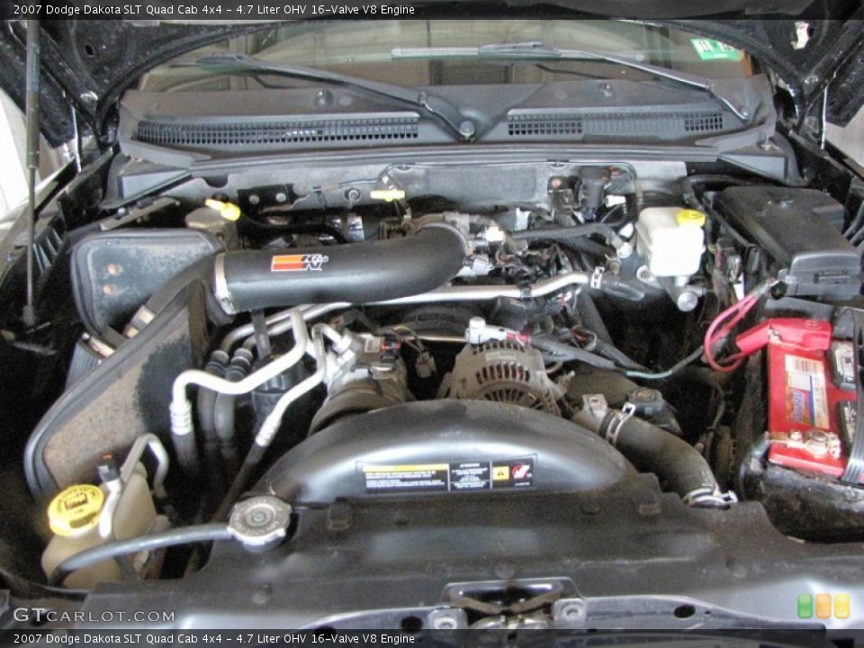 4.7 Liter OHV 16-Valve V8 Engine for the 2007 Dodge Dakota #69792340