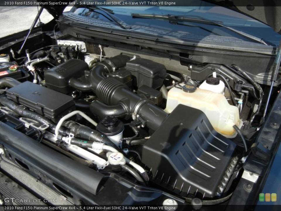 5.4 Liter Flex-Fuel SOHC 24-Valve VVT Triton V8 Engine for the 2010 Ford F150 #69793582